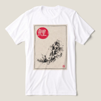Sumi-e Koi – 日本の精神 トライブレンドTシャツ