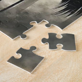 Sumi-E Red-Crowned Crane Puzzle ジグソーパズル (側面)