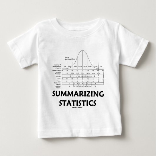 Summarizing Statistics ベビーTシャツ (正面)