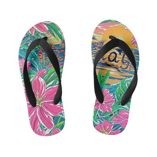 #Summerコレクション夏の必需品 キッズビーチサンダル (フットベッド)