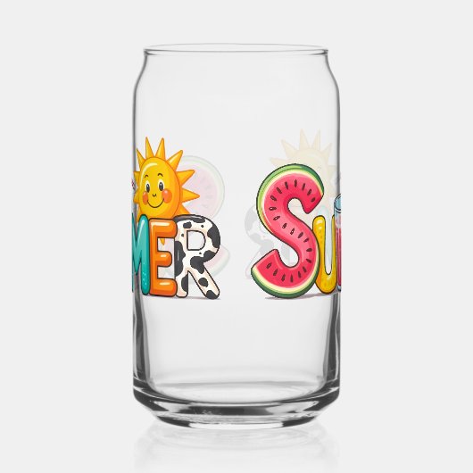 Summer  ガラス缶 (右)