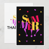 Summer  サンキューカード (正面/裏面)