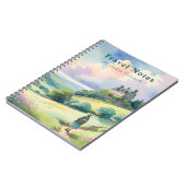Summer パーソナライズされた in Scotland Travel Notebook - ノートブック (左側)