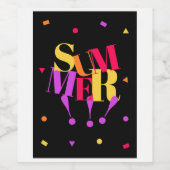 Summer  ワインラベル (シングルラベル)