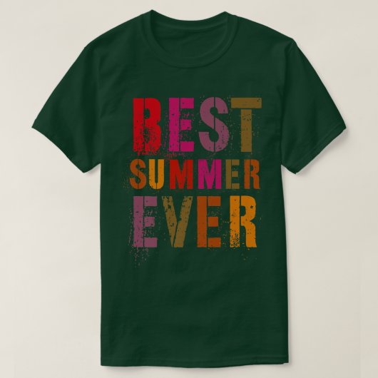 Summer 最高の Ever Sign Autographs Last Day of Vacat Tシャツ (デザイン正面)