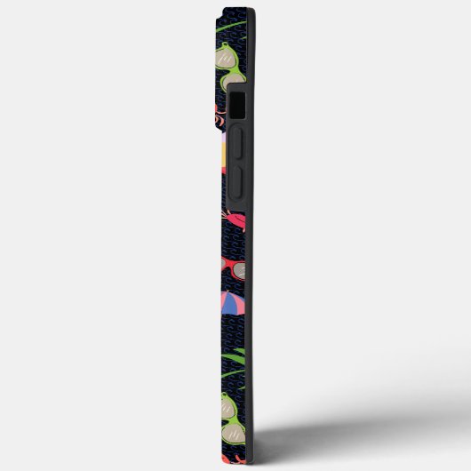 Summer 01.b.ブラックBG Case-Mate iPhoneケース (裏面 / 左)