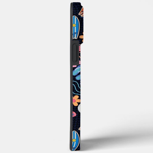 Summer 01.b.ブラックBG Case-Mate iPhoneケース (裏面 / 右)