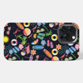 Summer 01.b.ブラックBG iPhoneケース (裏面横)