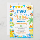 Summer 2nd Birthday Invitation - Two the Lake 招待状 (正面)
