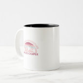 Summer Adventure Awaits Camper-Adventure-Camper ツートーンマグカップ (正面左)
