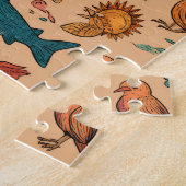 Summer Animals Beach Puzzle Gift ジグソーパズル (側面)