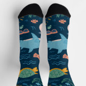 Summer Animals Crew Socks Gift ソックス (上部)