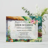 Summer Backyard Garden Cottage 招待状 (スタンド正面)