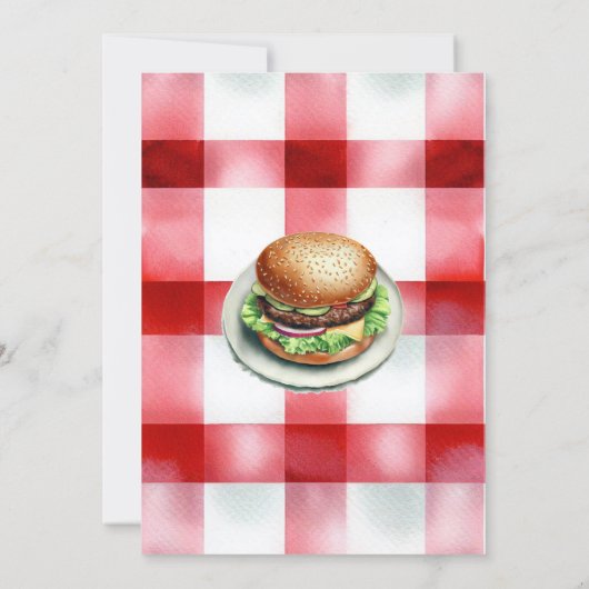 Summer BBQパーティー 招待状 (裏面)