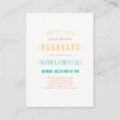 SUMMER BBQ明るいフローラ エンクロージャーカード (裏面)