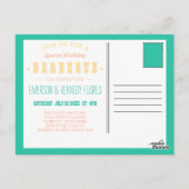 SUMMER BBQ明るいフローラ ポストカード (裏面)