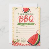 Summer BBQ 招待状 (正面)