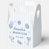Summer Beach Adult Birthday Party フェイバーボックス (オープン)