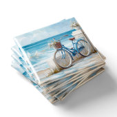 Summer Beach Bike Ocean Kitchen Magnet マグネット