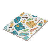 Summer Beach Essentials Pattern (1) タイル (側面)