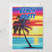 SUMMER BEACH PARTY 招待状 (正面)
