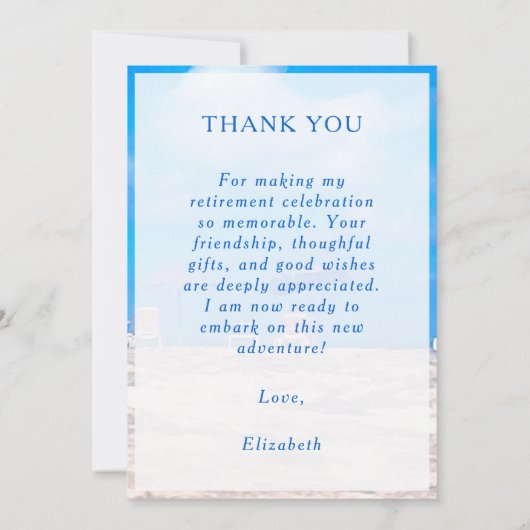 Summer Beach Retirement (裏面)