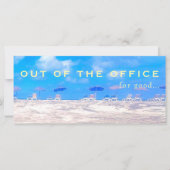 Summer Beach Retirement Congratulations Card (正面)