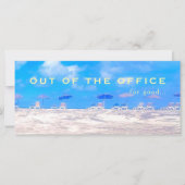 Summer Beach Retirement Congratulations Card (正面)