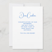 Summer Beach Retirement Congratulations Card (裏面)