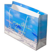 Summer Beach Retirement Party ラージペーパーバッグ (正面アングル)