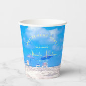 Summer Beach Retirement Party 紙コップ (正面)