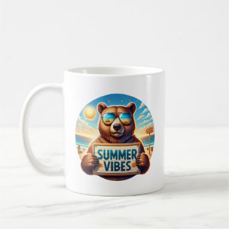 Summer Bear コーヒーマグカップ