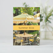 Summer Bliss | サニー・パーク・カフェ ポストカード (スタンド正面)