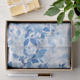 Summer Blue Botanical 薄葉紙