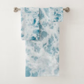 Summer Blue Ocean Wave  バスタオルセット (インサイチュ)