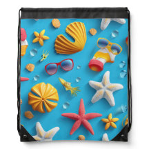SUMMER BLUE SEA STARFISH FLOWERS INNERTUBES