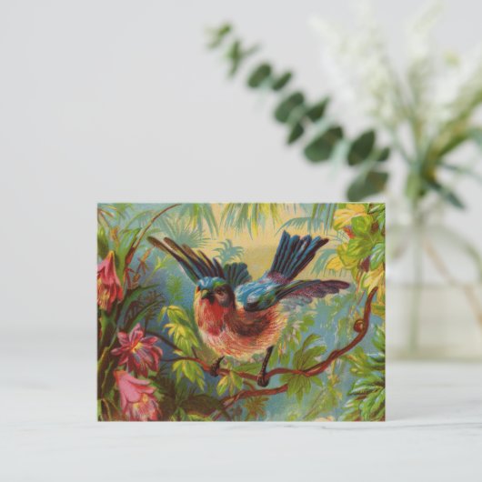 Summer Bluebirdはがき ポストカード (スタンド正面)