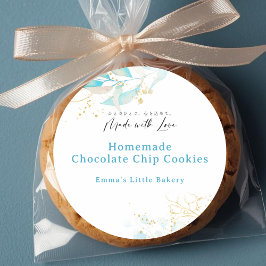 Summer Botanical Farmers Market Bakery Product ラウンドシール