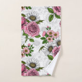 Summer bouquets バスタオルセット (ハンドタオル)