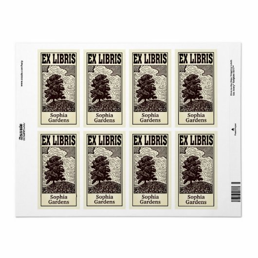 Summer Breeze Ex Libris （フィルタ適用） ラベル (フルシート)