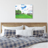 Summer Breeze in the Hills: Canvas Print Standard キャンバスプリント (インサイチュ (寝室))
