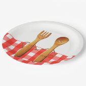 Summer Bridal Shower ペーパープレート (アングル)