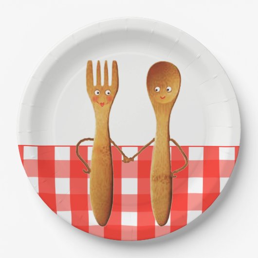 Summer Bridal Shower ペーパープレート (正面)