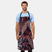 Summer bright seamless background with colorful tr エプロン (着用した状態)