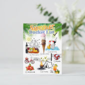 Summer Bucket List ポストカード (スタンド正面)