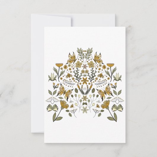 Summer Butterflies 招待状 (正面)