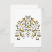 Summer Butterflies 招待状 (正面/裏面)