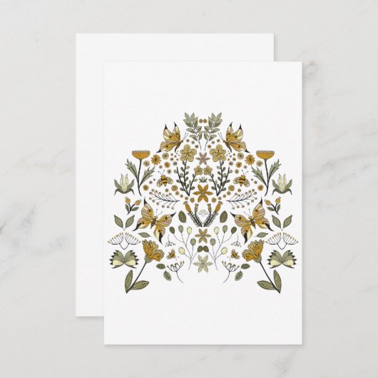 Summer Butterflies 招待状 (正面/裏面)