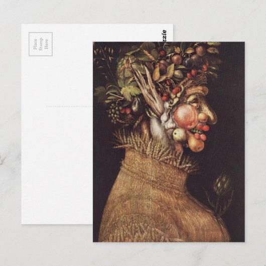 Summer by Giuseppe Arcimboldo ポストカード (正面/裏面)