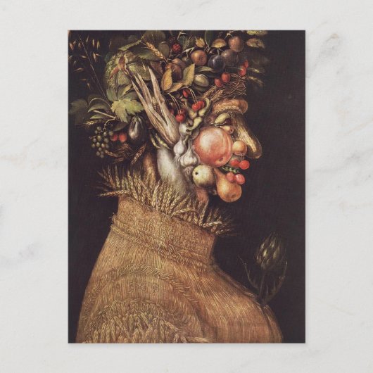 Summer by Giuseppe Arcimboldo ポストカード (正面)